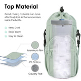 Water Bottle Holder with Strap 32oz 40oz Insulated Water Bottle Carrier Sling Bag with Phone Pocket Water Bottle Sleeve