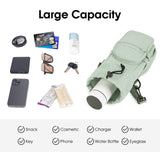 Water Bottle Holder with Strap 32oz 40oz Insulated Water Bottle Carrier Sling Bag with Phone Pocket Water Bottle Sleeve