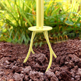 Soil Tiller Long Handle Widely Use Comfortable Grip Handheld Twist Tiller Soil Scarifier Gardening Tool for Farmhouse Yellow In Australia - Darrahopens