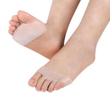 Metatarsal Pads for Women and Men Foot Pads Forefoot Pads Ball of Foot Cushions Soft Gel Pads for Pain Relief - White, 3 Pairs