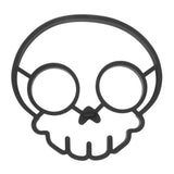 Funny Skeleton Head Breakfast Fried Egg, Silicone Non-Stick Egg Shaper Ring Creative Pancake Form Maker Cooking Tool DIY