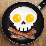 Funny Skeleton Head Breakfast Fried Egg, Silicone Non-Stick Egg Shaper Ring Creative Pancake Form Maker Cooking Tool DIY In Australia - Darrahopens