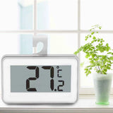 Refrigerator Thermometer Foldable Waterproof Large Thermometer with Digital LCD Screen for Refrigerator Cafe Basement Kitchen