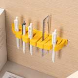 2pcs Wall Mount Makeup Brush Organizer Shelf Brush Toothbrush Cosmetic Brush Wall Holder Ledge Toothbrush Holder for Shower