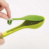 Kitchen Spoons Filter Spoon Seasoning Spoon Heat Resistant Reusable Green Reusable Tea Infuser Spoon for Kitchen