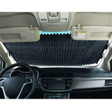 Retractable Windshield Sun Shade for Car, Large Sun Visor Protector Blocks 99% UV Rays to Keep Your Vehicle Cool