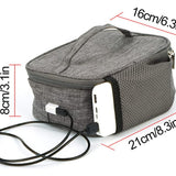 Mini Portable Oven, USB Portable Food Lunch Heating Bag for Office Home Car Truckers,Mini Heated Lunch Box, Oxford Cloth Material In Australia - Darrahopens