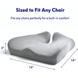 Memory Foam Seat Cushion for Tailbone Pain Relief - Ergonomic Office Chair Cushion for Back Pain - Non-Slip Wheelchair Cushions In Australia - Darrahopens