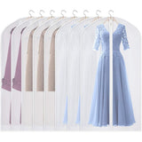 Garment Bags Dress Bag for Storage Dust-Proof Suit Protector Cover Bag with Zipper for Long Dresses, Suit Set of 10 In Australia - Darrahopens