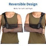 Arm Sling Medical Shoulder Immobilizer Thumb Support Rotator Cuff Wrist Brace Strap Lightweight Breathable Comfort