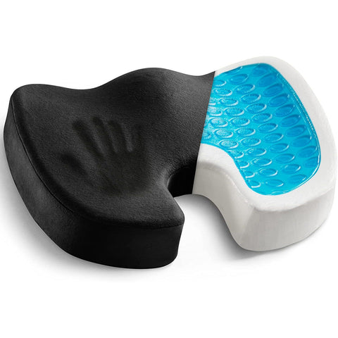 Cooling Gel Seat Cushion for Long Sitting - Memory Foam Chair Pillow for Sciatica Pain Relief - Orthopedic Gel & Memory Foam In Australia - Darrahopens
