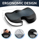 Cooling Gel Seat Cushion for Long Sitting - Memory Foam Chair Pillow for Sciatica Pain Relief - Orthopedic Gel & Memory Foam In Australia - Darrahopens