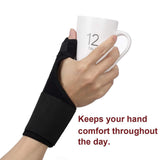 Finger Splint Brace Support Breathable Wrist and Thumb Fracture Finger Stabilizer Brace Sleeves for Pain Relief