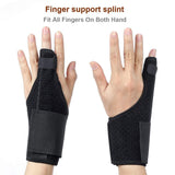 Finger Splint Brace Support Breathable Wrist and Thumb Fracture Finger Stabilizer Brace Sleeves for Pain Relief