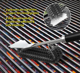 Grill Brushes Barbecue Scrapper Accessories Cleaning Brush Tools Outdoor Cleaner Stainless Steel Bristles Wire Kitchen Clean,Black