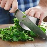 Stainless Steel Finger Guard, Finger Protector for Cutting Food, Premium Slicing Tool Finger Protector Finger Protectors when In Australia - Darrahopens