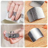 Stainless Steel Finger Guard, Finger Protector for Cutting Food, Premium Slicing Tool Finger Protector Finger Protectors when In Australia - Darrahopens