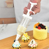 Cake Decorating Gun, Cupcake Icing Piping Kit, Cake Decorating Kit with Piping Tips, Cupcake Injector/Decorating Icing Set, White In Australia - Darrahopens