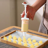 Cake Decorating Gun, Cupcake Icing Piping Kit, Cake Decorating Kit with Piping Tips, Cupcake Injector/Decorating Icing Set, White