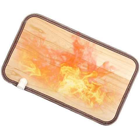 Foot Warmer Feet Heated Mat, Heated Cushion Temperature Control, Electric Heated Modern Multi-Function Area Rugs for Office In Australia - Darrahopens