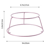 Chiffon Cake Cooling Rack - Non-Stick Rose Gold Metal Wire Rack for 4/6/8-Inch Cakes - Baking Tool（rose gold）
