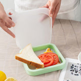 Silicone Sandwich Storage Bag, Thick Reusable Food Storage Container, Leakproof Washable Sandwich Bags (Green) In Australia - Darrahopens