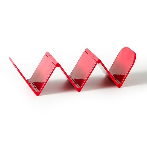 Foldable Holders , Red Taco Holder for Soft & Hard Taco Shells, Collapses for Improved Kitchen Storage & Organization