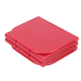 Foldable Holders , Red Taco Holder for Soft & Hard Taco Shells, Collapses for Improved Kitchen Storage & Organization