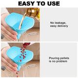 3PCS Multifunctional Silicone Funnel,Kitchen Funnel,Food Grade Silicone Foldable Funnel Food Grade Safety Assured In Australia - Darrahopens