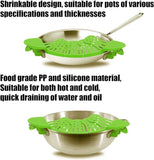 Pot Strainer Folding Snap On Silicone Strainer for Pots and Pans Heat Resistant Small Collapsible Strain Drainer Colander In Australia - Darrahopens