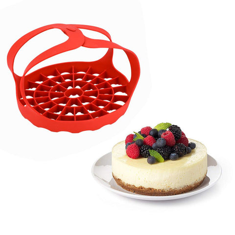 Silicone Sling Lifter Accessories Compatible with and Other Brand Pressure Cookers, Steamer sling Red In Australia - Darrahopens