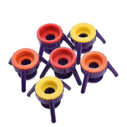 6pcs Bottles Stand Cap Kit Upside Down Bottle Dispenser Universal Plastic Bottle Emptying Kit Household Inverted Multifunctional In Australia - Darrahopens