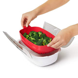 Microwave Microwave Vegetable with Lid PP Detachable Universal Container Healthy Food Cooker for Kitchen Pp Food for Cooking