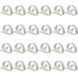 24 Pack Clear Plastic Tablecloth Clips Table Cover Holder for Party (24 Pack) for the table at party, picnic, restaurant In Australia - Darrahopens