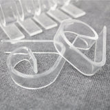 24 Pack Clear Plastic Tablecloth Clips Table Cover Holder for Party (24 Pack) for the table at party, picnic, restaurant In Australia - Darrahopens