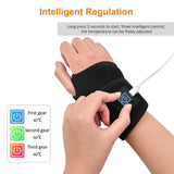 Heated Wrist Brace - Wrist Support to Relieve Pain, Relax Muscles, Long-lasting Comfort，Black （1pack） In Australia - Darrahopens