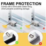 Window Locks, 4 Sets Sliding Security Window Lock with Key for Vertical & Horizontal Sliding Windows & Sliding Doors
