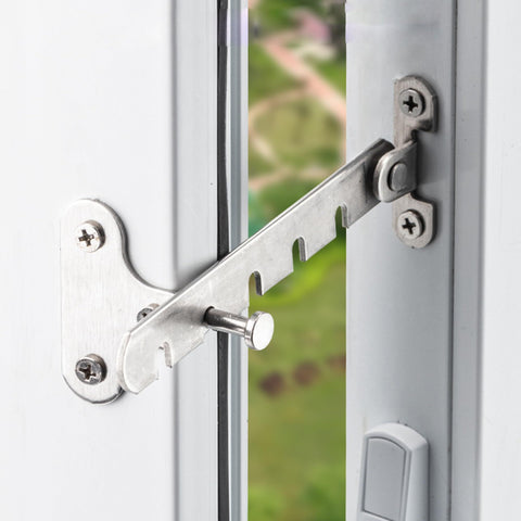 Window Restrictor Latch, Window Wind Hook, Adjustable Window Safety Locks,Suitable for Various Doors and Windows, 5 Slots In Australia - Darrahopens