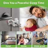 Portable Door Lock Hotel Door Lock for Travelers Security,Door Stoppers Security Locks from Inside for Hotel Apartment Home In Australia - Darrahopens