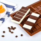 Chocolate Bar Molds - Silicone Break Apart Protein and Engery Bar Candy Chocolate Molds Pack of 2 food grade silicone