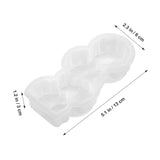 Candle Mold Silicone Wax Molds: 3 Pack Flower Candle Molds for Candle Making - 3D DIY Wax Mould for Wax Soap