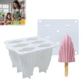 Popsicles Molds, Silicone Popsicle Molds Reusable Ice Pop Mold, Popsicle Molds Silicone BPA Free, Easy Release Ice Cream Mold