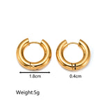 Small Earrings For Women, Earrings, Croissant, Square, Beaded, Everyday Fashion Jewelry yet elegant with a touch of sophistication