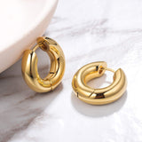 Small Earrings For Women, Earrings, Croissant, Square, Beaded, Everyday Fashion Jewelry yet elegant with a touch of sophistication