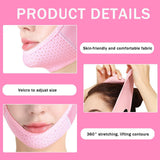 V line Lifting Mask Double Chin Reducer - Double Chin Eliminator - Face Belt, Tightening Skin Preventing Sagging Face Lift Tape In Australia - Darrahopens
