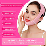 V line Lifting Mask Double Chin Reducer - Double Chin Eliminator - Face Belt, Tightening Skin Preventing Sagging Face Lift Tape