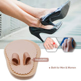 Toe Splint & Straightener, Adjustable Loops Hammer Toe Correctors Brace w/ Slip-on Cushion Metatarsal Pads (2 loops 1 pair)