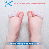 Latest Version Of Children’S Gel Toe Separator And Separator For Separating And Correcting Toes (Children, White, 2 Pcs)