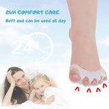 Latest Version Of Children’S Gel Toe Separator And Separator For Separating And Correcting Toes (Children, White, 2 Pcs)