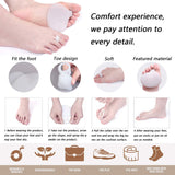 Metatarsal Pads 4 Pcs Ball of Foot Cushions for Rapid Pain Relief -Soft Sole Soft Gel Ball Made of super stretchy In Australia - Darrahopens